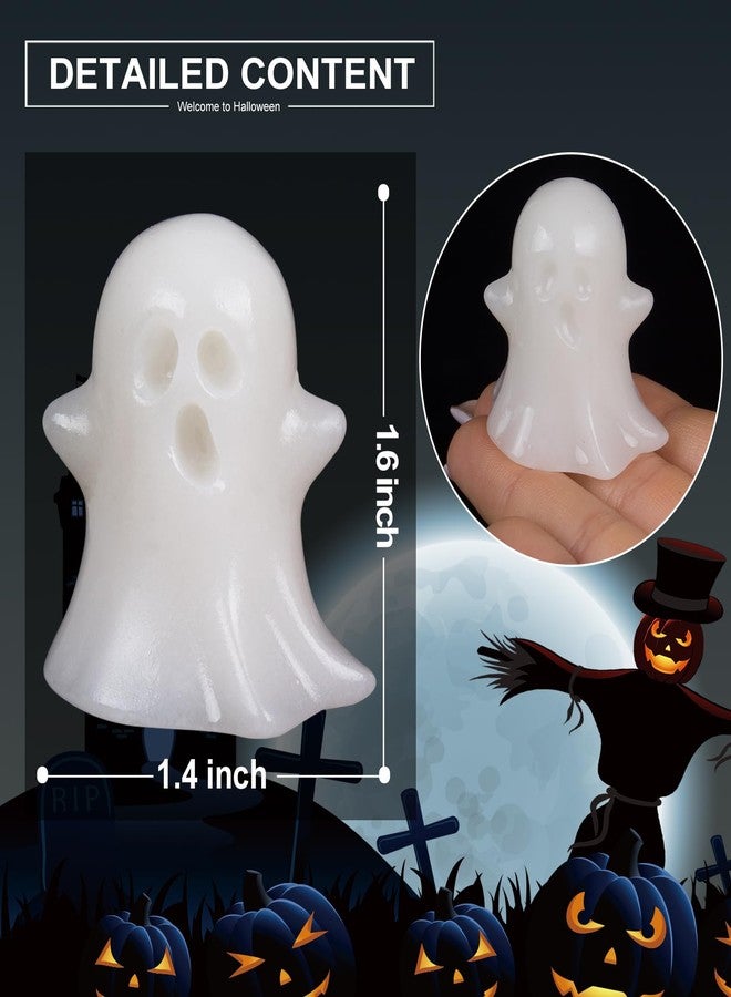 Ytbeoxk Crystal Ghost Statue Natural Gemstone Sculpture (White Jade) - Image 2